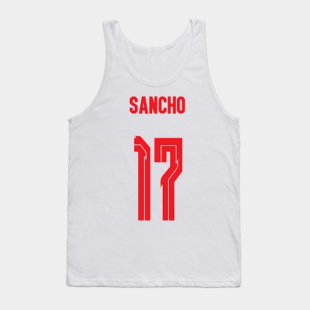 Jaden Sancho England 17 Tank Top by Alimator